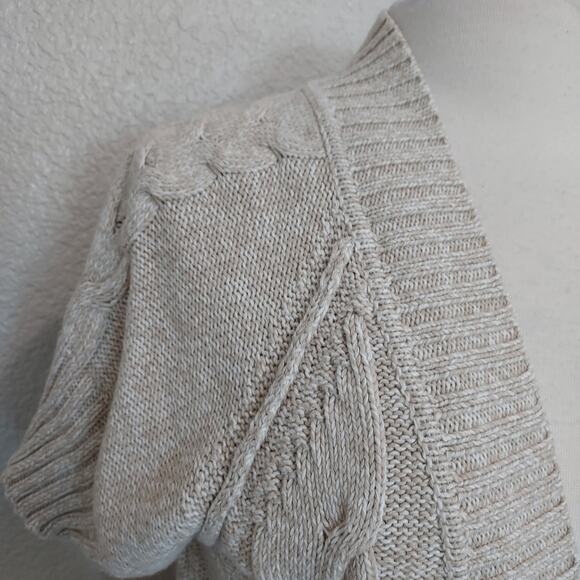 Kenneth Cole Reaction Beige Knit Button Cardigan Size S - Picture 7 of 11